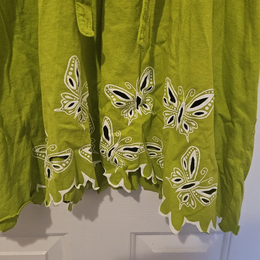 Vintage Green Sundress with Spaghetti Straps - Picture 3 of 14